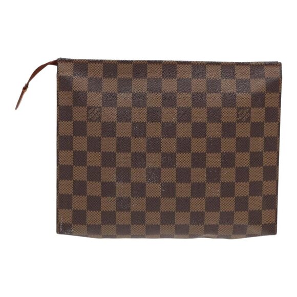 LOUIS VUITTON Damier Ebene Poche Toilette 26 Pouch - Picture 1 of 15
